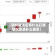 【期权降波后有什么行情,期权降波什么意思】