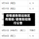 疫情通告限运地区有哪些/疫情防控限行公告