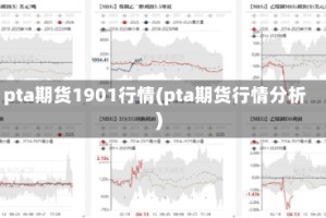 pta期货1901行情(pta期货行情分析)
