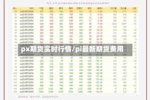 px期货实时行情/pi最新期货费用