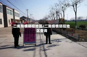 二类疫情防控地区/二类疫情防控地区查询