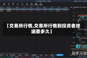 【交易所行情,交易所行情到投资者终端要多久】