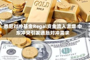 悉尼对冲基金Regal资金流入激增 中东冲突引发通胀对冲需求