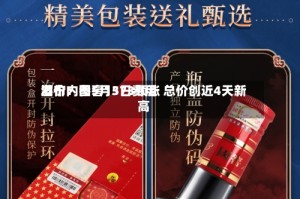 酒价内参5月3日费用发布：国窖1573领涨 总价创近4天新高