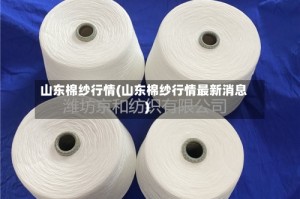 山东棉纱行情(山东棉纱行情最新消息)