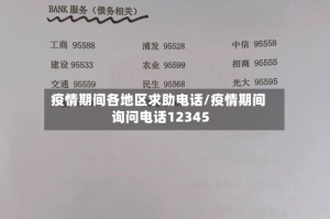 疫情期间各地区求助电话/疫情期间询问电话12345