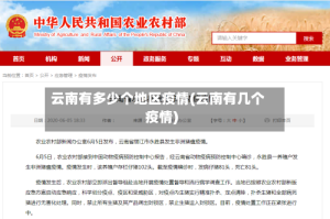 云南有多少个地区疫情(云南有几个疫情)