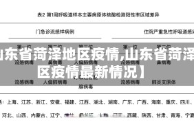 【山东省菏泽地区疫情,山东省菏泽地区疫情最新情况】