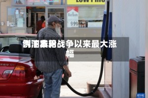 汽油费用创下本轮战争以来最大涨幅