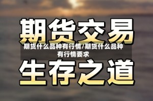 期货什么品种有行情/期货什么品种有行情要求