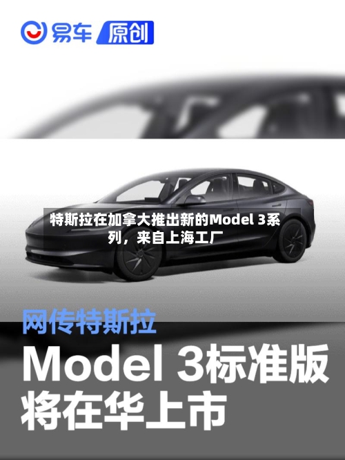 特斯拉在加拿大推出新的Model 3系列	，来自上海工厂-第2张图片