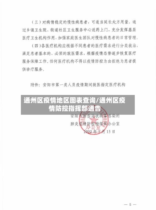 通州区疫情地区图表查询/通州区疫情防控指挥部通告-第1张图片