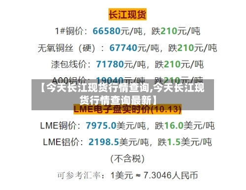 【今天长江现货行情查询,今天长江现货行情查询最新】-第1张图片