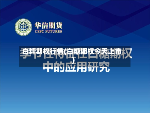 白糖期权行情(白糖期权今天上市)-第1张图片