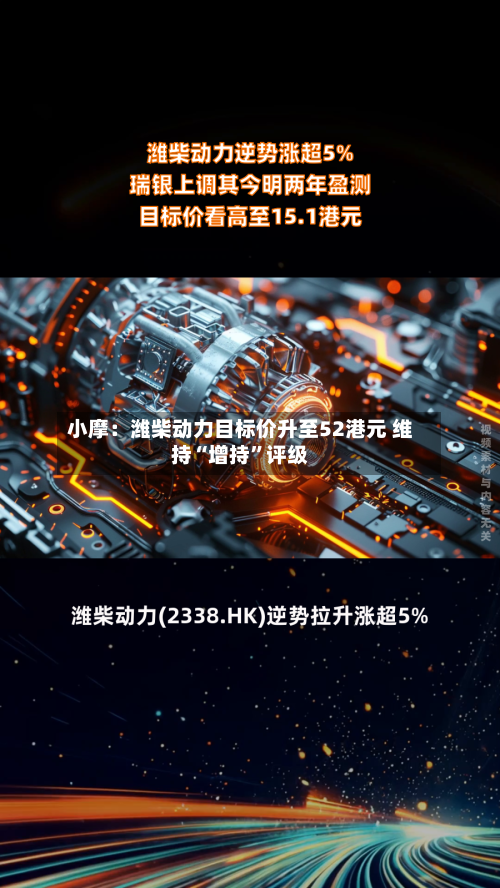 小摩：潍柴动力目标价升至52港元 维持“增持”评级-第1张图片