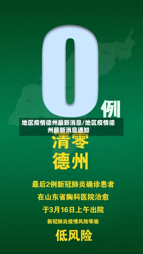 地区疫情德州最新消息/地区疫情德州最新消息通知-第1张图片