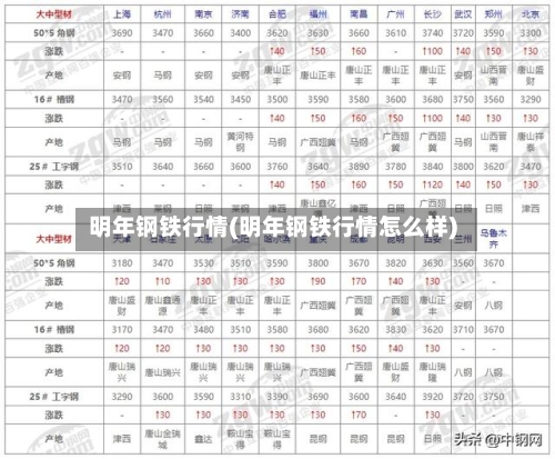 明年钢铁行情(明年钢铁行情怎么样)-第1张图片