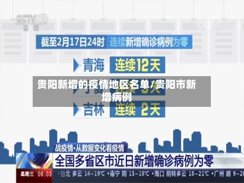 贵阳新增的疫情地区名单/贵阳市新增病例-第2张图片