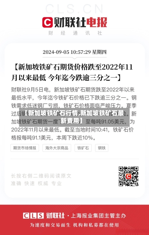 【新加坡铁矿石行情,新加坡铁矿石最新费用】-第3张图片