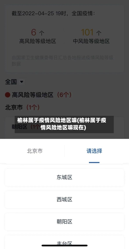 榆林属于疫情风险地区嘛(榆林属于疫情风险地区嘛现在)-第2张图片