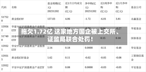拖欠1.72亿 这家地方国企被上交所	、证监局联合处罚！-第2张图片