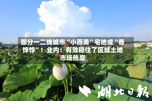 部分一二线城市“小而美	”宅地成“香饽饽”！业内：有效稳住了区域土地市场热度-第1张图片