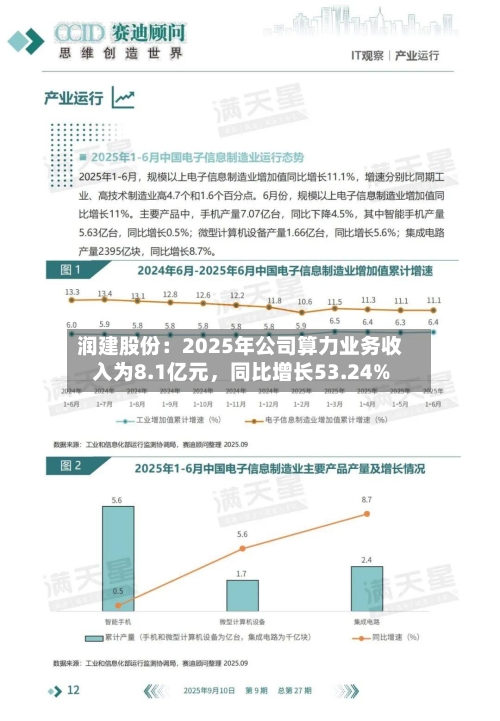 润建股份：2025年公司算力业务收入为8.1亿元，同比增长53.24%-第2张图片