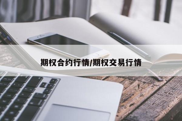期权合约行情/期权交易行情